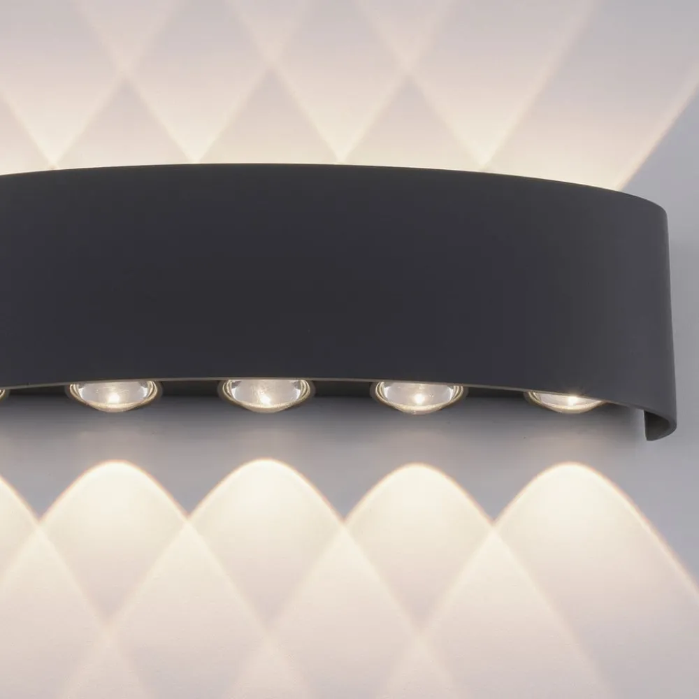 Paul Neuhaus Terrassebelysning > udendørs LED-væglampe Carlo, 27 cm, sort