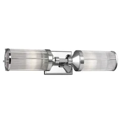 Væg- Og Spejllamper ^ FEISS Paulson LED-væglampe IP44 2 lk bredde 58,4cm