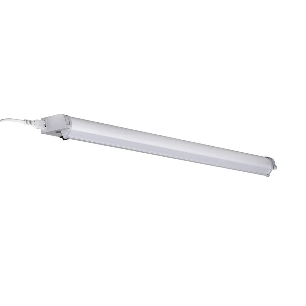 G & L Handels GmbH Væglamper > Påbygningslampe med LED 957021102, længde 121 cm, sølv, 4.200 K