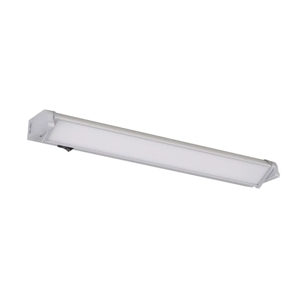 G & L Handels GmbH Væglamper > Påbygningslampe med LED 957021102, længde 121 cm, sølv, 4.200 K