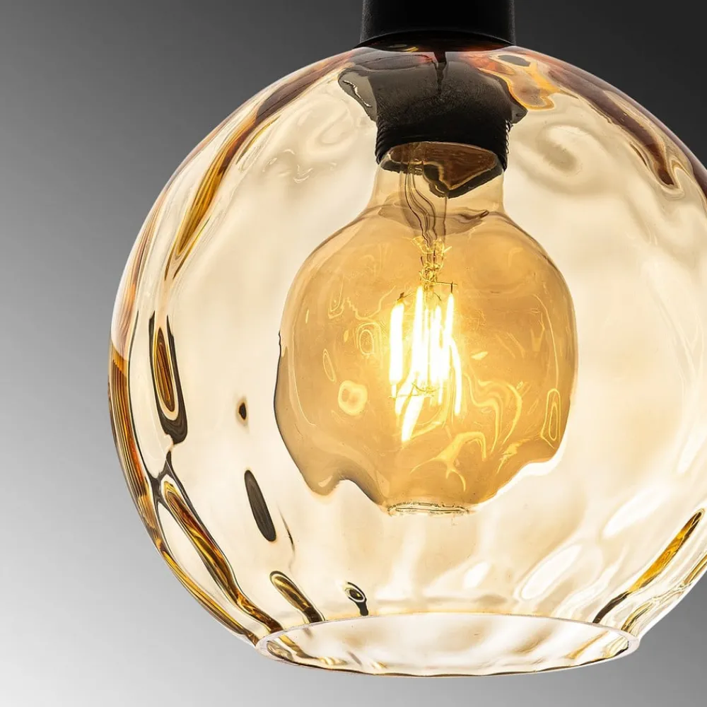 Opviq Pendellamper|Pendellamper > Pendellampe Benek, gul, glas, Ø 20 cm, E27