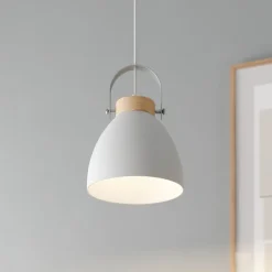 Lamkur Pendellamper > Pendellampe Bergen, 1 lyskilde, hvid