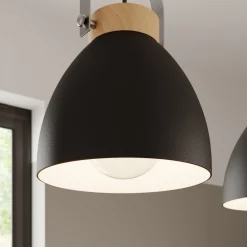 Lamkur Pendellamper > Pendellampe Bergen, 2 lyskilder, grafit