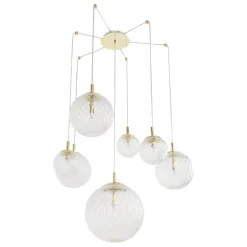 Pendellamper|Pendellamper ^ TK Lighting Pendellampe Cadix i glas, 7 lyskilder
