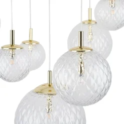 Pendellamper|Pendellamper ^ TK Lighting Pendellampe Cadix i glas, 7 lyskilder