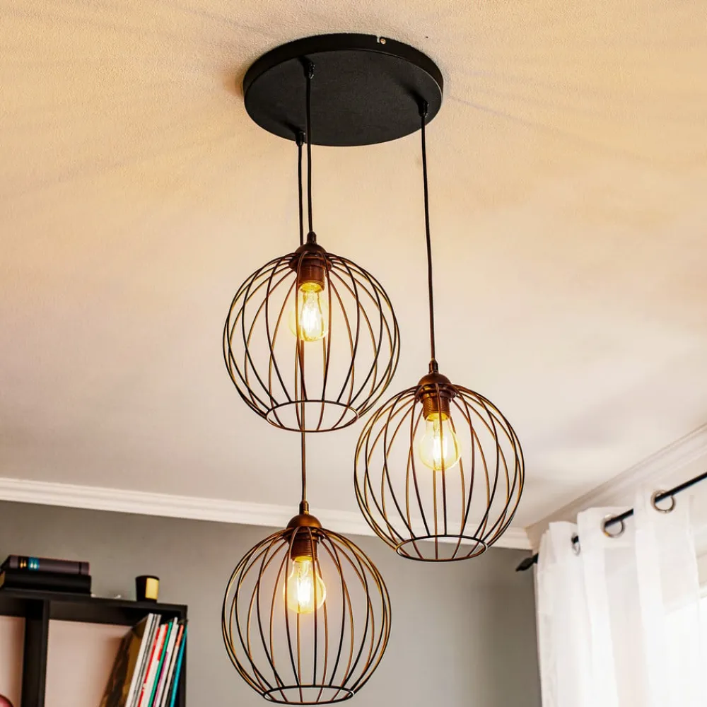 HELAM Pendellamper|Pendellamper > Pendellampe Cumera, 3 lyskilder, rund