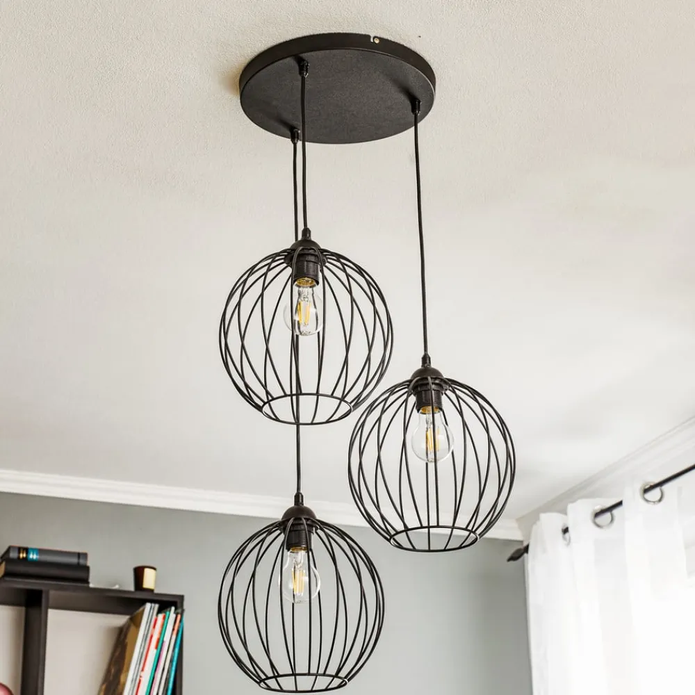 HELAM Pendellamper|Pendellamper > Pendellampe Cumera, 3 lyskilder, rund