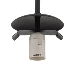 ALDEX Pendellamper > Pendellampe Dione, 1 lyskilde, hvid/sort 30 cm