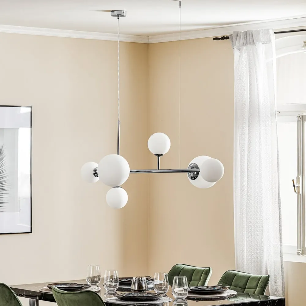 ALDEX Pendellamper > Pendellampe Dione, 6 lyskilder, krom