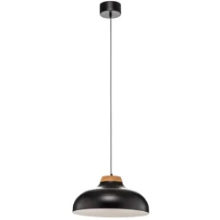 Pendellamper ^ Luminex Pendellampe Gus med metalskærm, sort