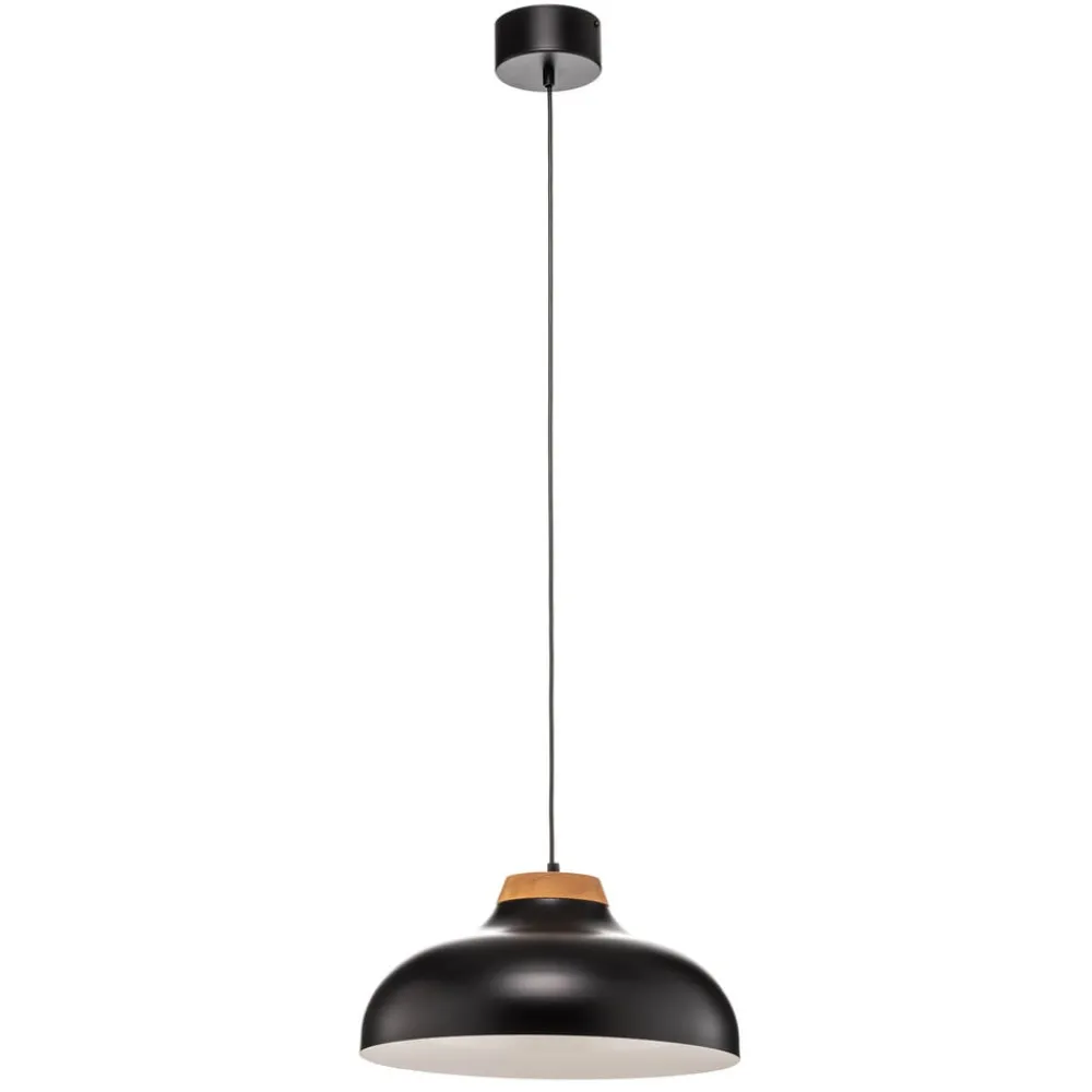 Pendellamper ^ Luminex Pendellampe Gus med metalskærm, sort