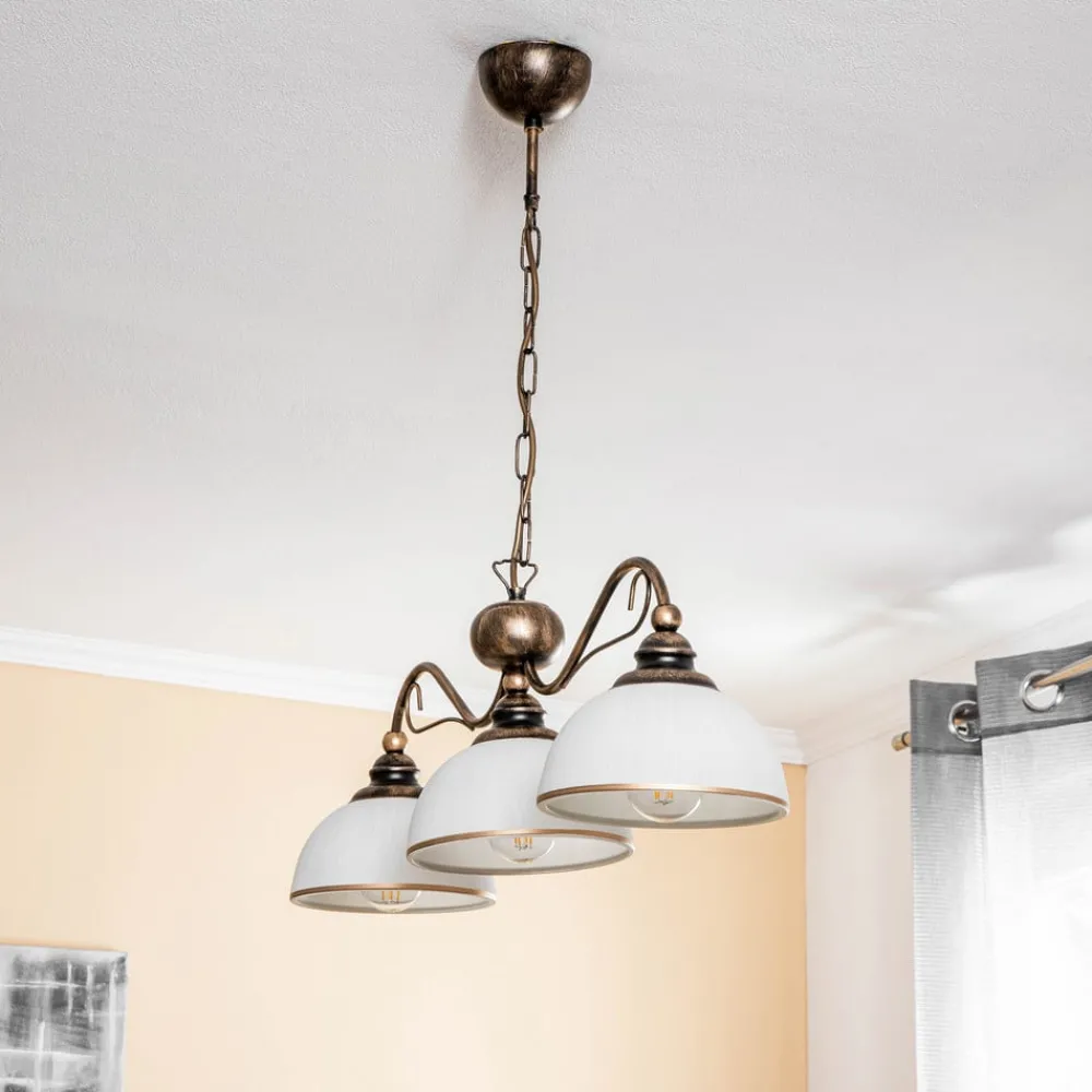 Jupiter Pendellamper|Pendellamper > Pendellampe i bjælkeform Casale, 3 lyskilder, længde 74 cm