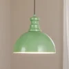 Pendellamper|Pendellamper ^ Opviq Pendellampe Kure, mintgrøn, metal, Ø 40 cm E27