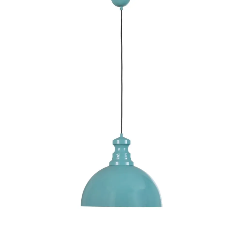 Opviq Pendellamper|Pendellamper > Pendellampe Kure, turkis, metal, Ø 40 cm E27