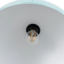 Opviq Pendellamper|Pendellamper > Pendellampe Kure, turkis, metal, Ø 40 cm E27