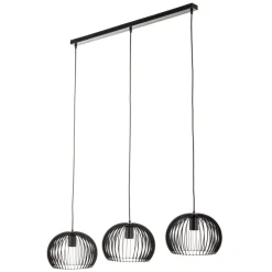 TEMAR LIGHTING Pendellamper|Pendellamper > Pendellampe Larus i sort stål, 3 lyskilder