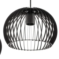 TEMAR LIGHTING Pendellamper|Pendellamper > Pendellampe Larus i sort stål, 3 lyskilder