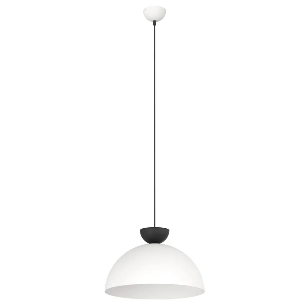 EMIBIG LIGHTING Pendellamper > Pendellampe Lunaro, hvid, Ø 40 cm, metal
