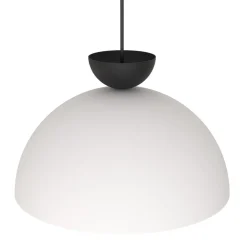 EMIBIG LIGHTING Pendellamper > Pendellampe Lunaro, hvid, Ø 40 cm, metal