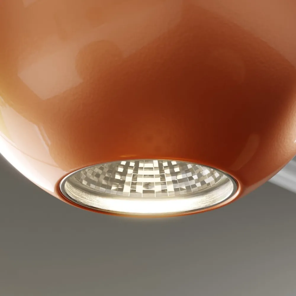 HELAM Pendellamper > Pendellampe Midnight i sort/kobber 4 lyskilder, rund