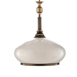 Pendellamper ^ Jupiter Pendellampe Petro med glasskærm, 1 lyskilde