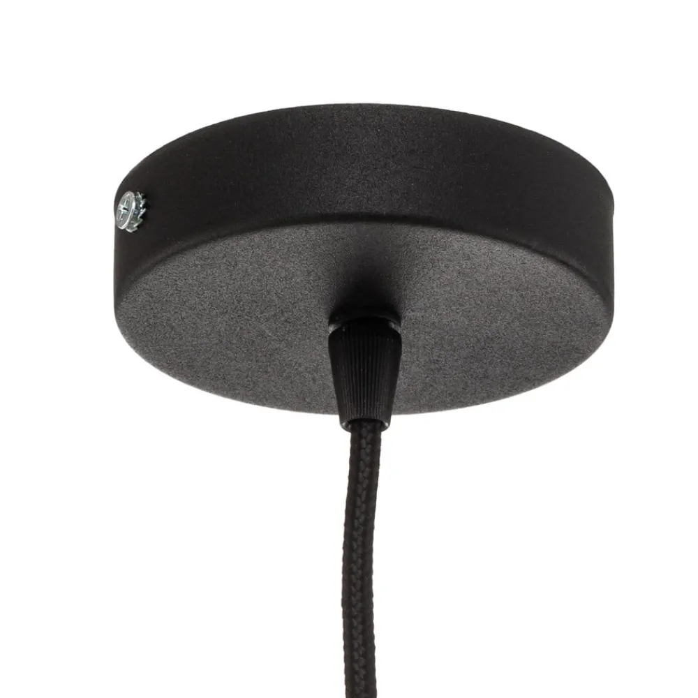 Maco Design Pendellamper > Pendellampe Salina silke stof blå/guld Ø 50cm