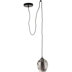 EMIBIG LIGHTING Pendellamper|Pendellamper > Pendellampe Starla decentral 1 lyskilde Glas grafit