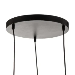 EMIBIG LIGHTING Pendellamper > Pendellampe Starla, glas grafit, 3 lyskilder rund