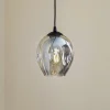 EMIBIG LIGHTING Pendellamper|Pendellamper > Pendellampe Starla, glas grafit, 1 lyskilde rund