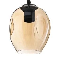 EMIBIG LIGHTING Pendellamper|Pendellamper > Pendellampe Starla, glas grafit/amber/klar, 3 lyskilder, rund