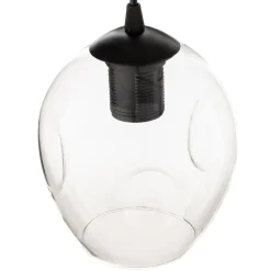EMIBIG LIGHTING Pendellamper|Pendellamper > Pendellampe Starla, glas grafit/amber/klar, 3 lyskilder, rund