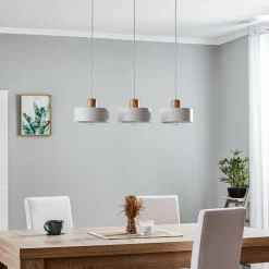 EMIBIG LIGHTING Pendellamper|Pendellamper > Pendellampe Tako, 3 lyskilder, hvid