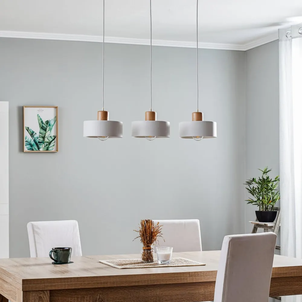 EMIBIG LIGHTING Pendellamper|Pendellamper > Pendellampe Tako, 3 lyskilder, hvid
