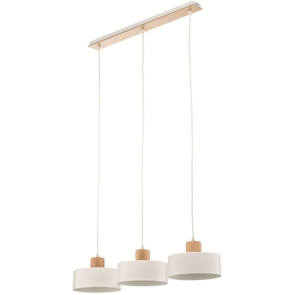 EMIBIG LIGHTING Pendellamper|Pendellamper > Pendellampe Tako, 3 lyskilder, hvid