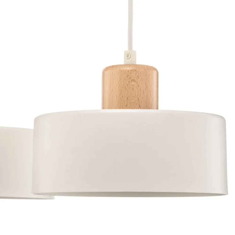 EMIBIG LIGHTING Pendellamper|Pendellamper > Pendellampe Tako, 3 lyskilder, hvid