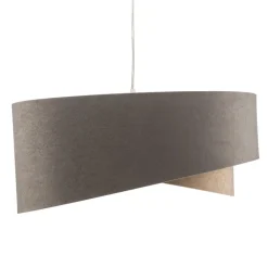 Maco Design Pendellamper|Pendellamper > Pendellampe Vivien trefarvet grå/beige/guld