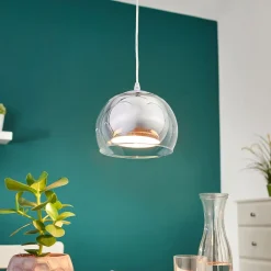Pendellamper ^ EGLO Pendel Rocamar 1-lys i krom