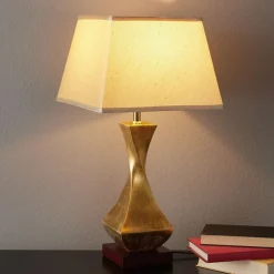 Schuller Valencia Bordlamper > Påfaldende bordlampe Deco med forgyldt fod