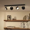 Philips Loftlamper|Loftlamper > Bracia LED-loftspot 4 lyskilder, sort
