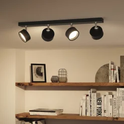 Philips Loftlamper|Loftlamper > Bracia LED-loftspot 4 lyskilder, sort
