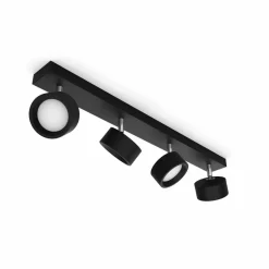 Philips Loftlamper|Loftlamper > Bracia LED-loftspot 4 lyskilder, sort