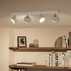 Philips Loftlamper|Loftlamper > Bracia LED-loftspot med 4 lyskilder, hvid