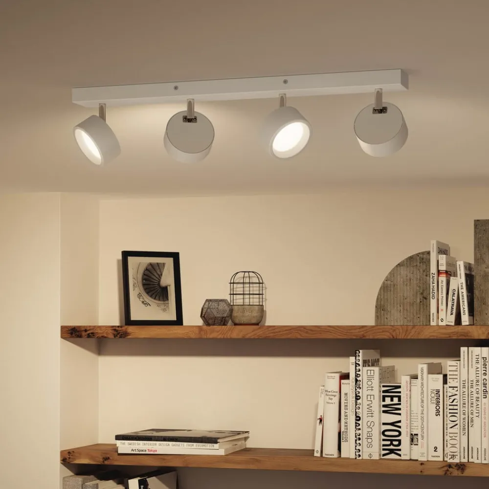 Philips Loftlamper|Loftlamper > Bracia LED-loftspot med 4 lyskilder, hvid