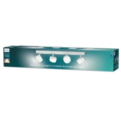 Philips Loftlamper|Loftlamper > Bracia LED-loftspot med 4 lyskilder, hvid