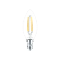 Philips Filament Pære|Led Pærer > Classic LED-pære E14 B35 6,5W klar 4.000K