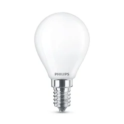 Philips Led Pærer > Classic LED-pære E14 P45 6,5W 2.700K, mat