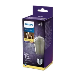 Philips Led Pærer > Classic LED-pære røgfarvet E27 ST64 2,3W