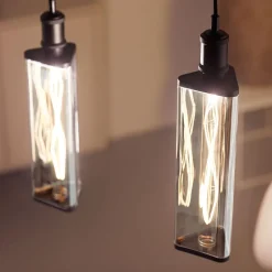 Philips Dæmpbar Led-Pære|Filament Pære > Crystal Giant røg LED-pære E27 7 W