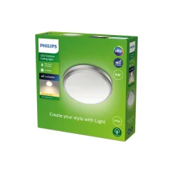 Philips Udendørs Loftlamper > Doris LED-udendørslampe IP54 2.700K nikkel