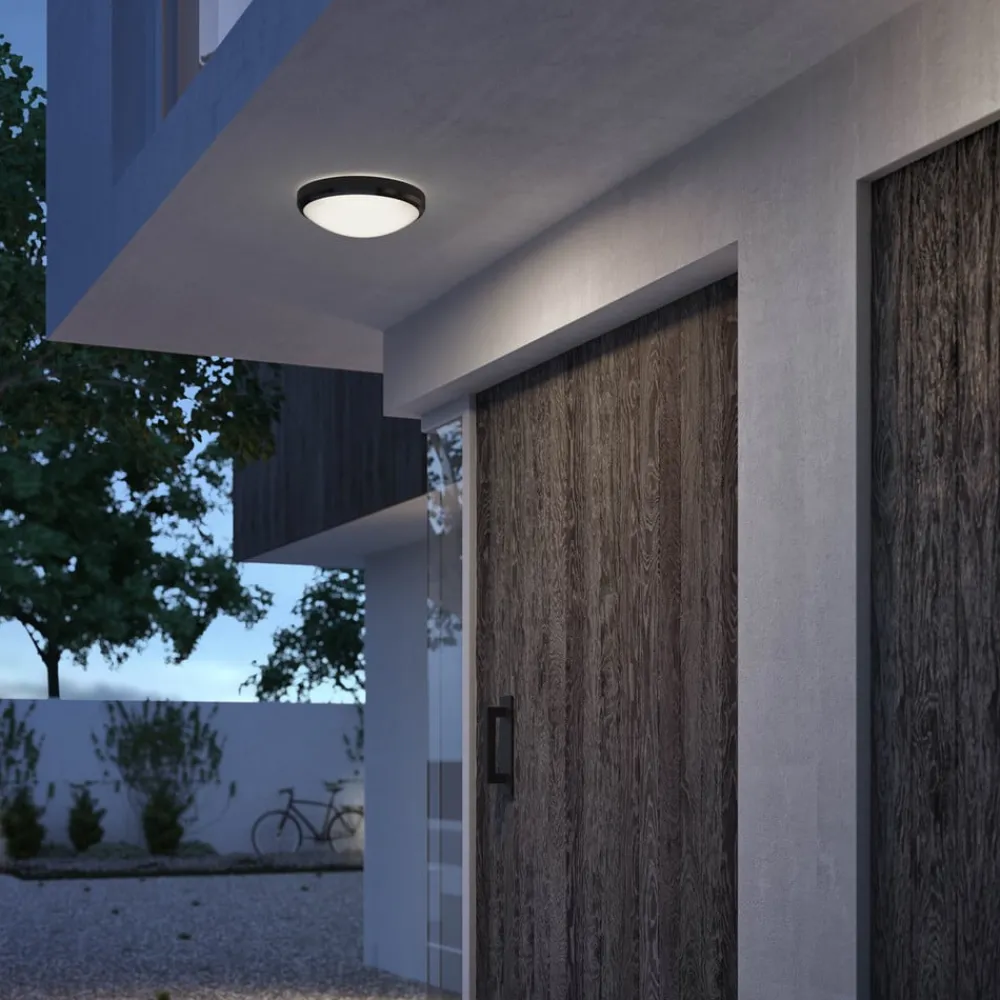 Udendørs Loftlamper ^ Philips Doris LED-udendørslampe IP54 4.000 K sort